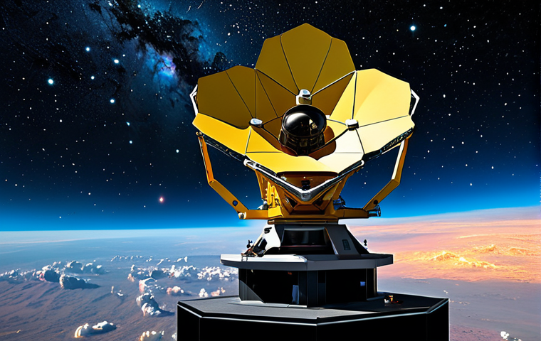 James Webb Telescope View**

"A breathtaking view through the James Webb Space Telescope, showcasing the birth of early galaxies, vibrant nebulas, cosmic dust clouds, fully clothed, safe for work, appropriate content, professional, perfect anatomy, correct proportions, natural pose, high resolution, detailed space photography, family-friendly"

**