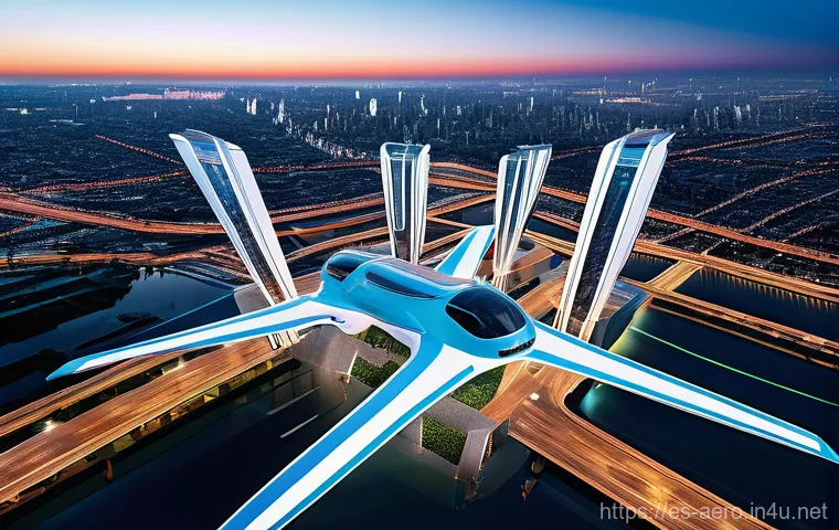 AI 기반 항공 관제 시스템 - **Prompt 2: Seamless Airport Operations and Sustainable Travel**
    A wide-angle view of a bustling...