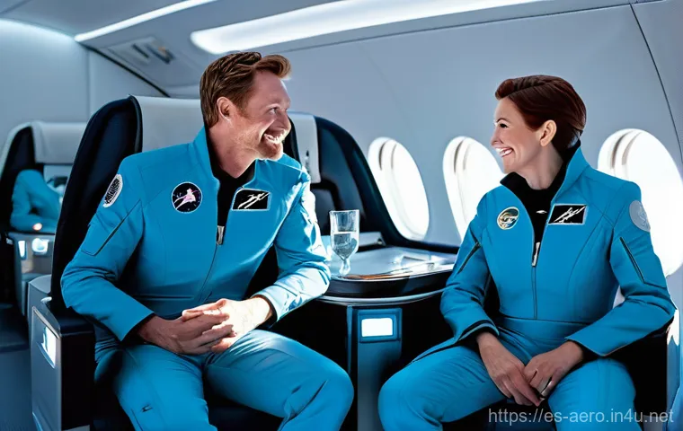 버진 갤럭틱 우주 관광 - **Prompt:** A state-of-the-art Virgin Galactic Delta Class spacecraft, gleaming under the bright New...